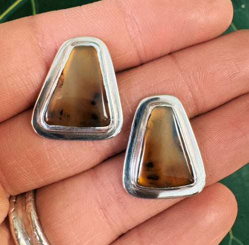 Montana Agate Studs