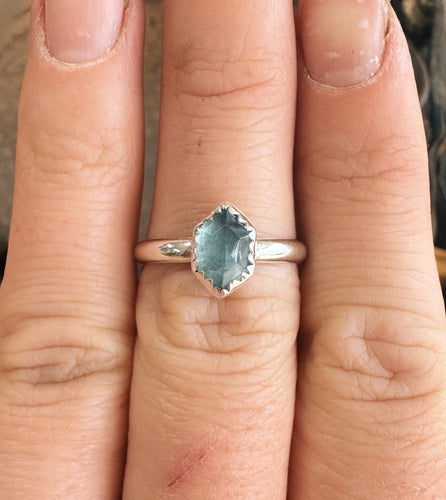 Aquamarine Ring - Size 9.5