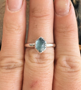 Aquamarine Ring - Size 9.5