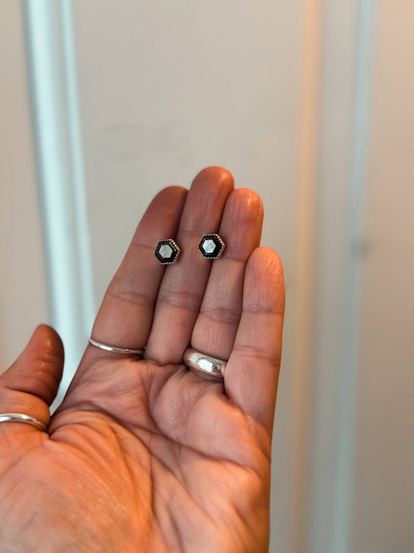 Chocolate Sapphire Studs
