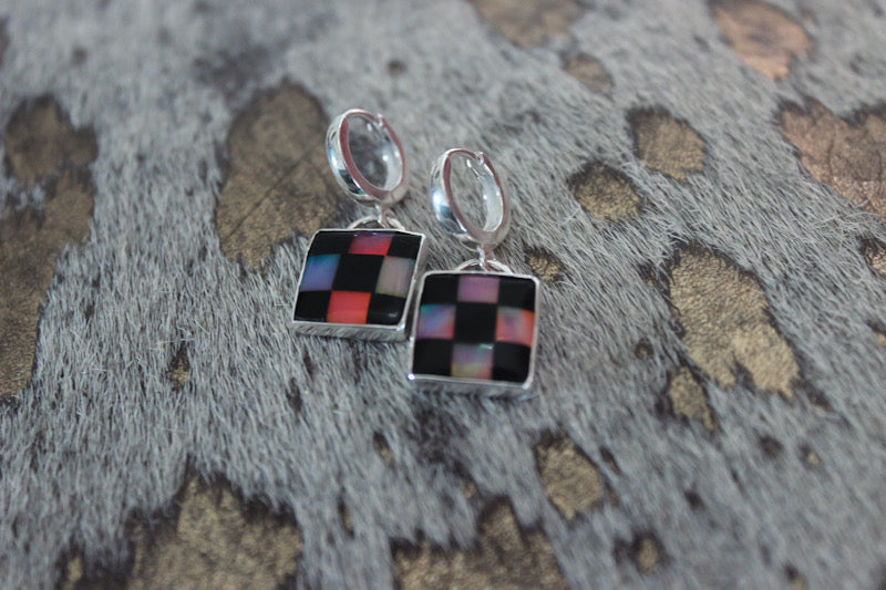 Opalite Checkered Huggies