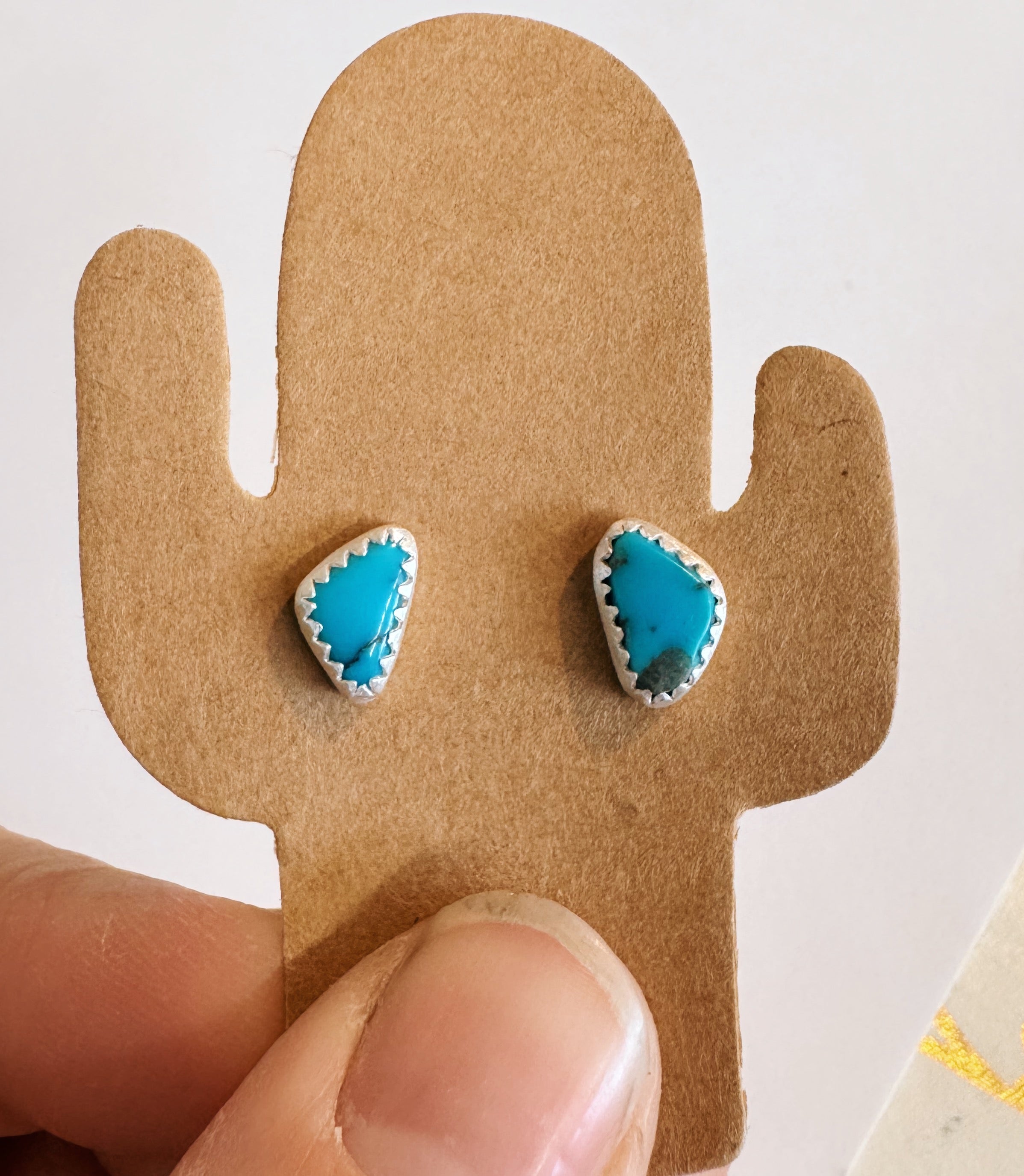 Kingman Turquoise Studs