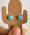 Kingman Turquoise Studs