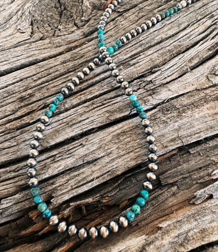 4mm & Kingman Necklace
