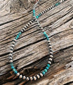 4mm & Kingman Necklace