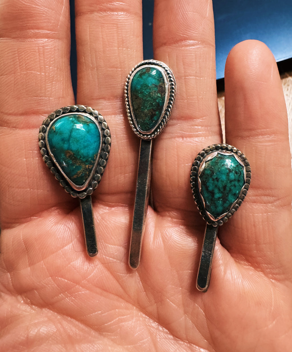 Stone Bobby Pins
