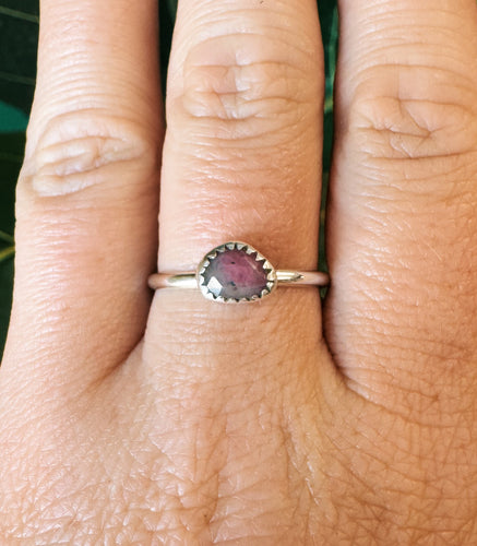 Ruby in Quartz Ring - Size 11