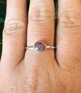 Ruby in Quartz Ring - Size 11