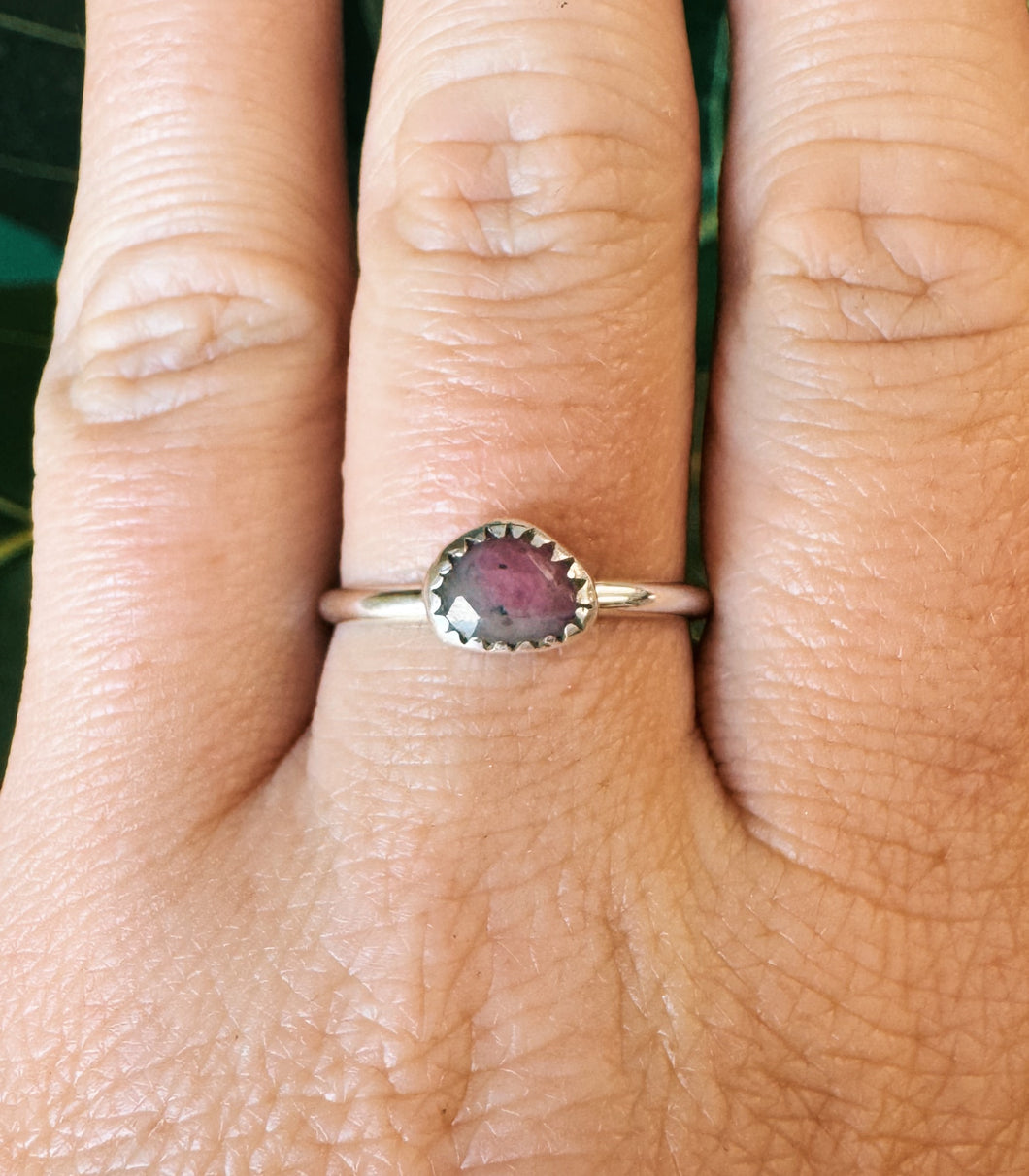 Ruby in Quartz Ring - Size 11