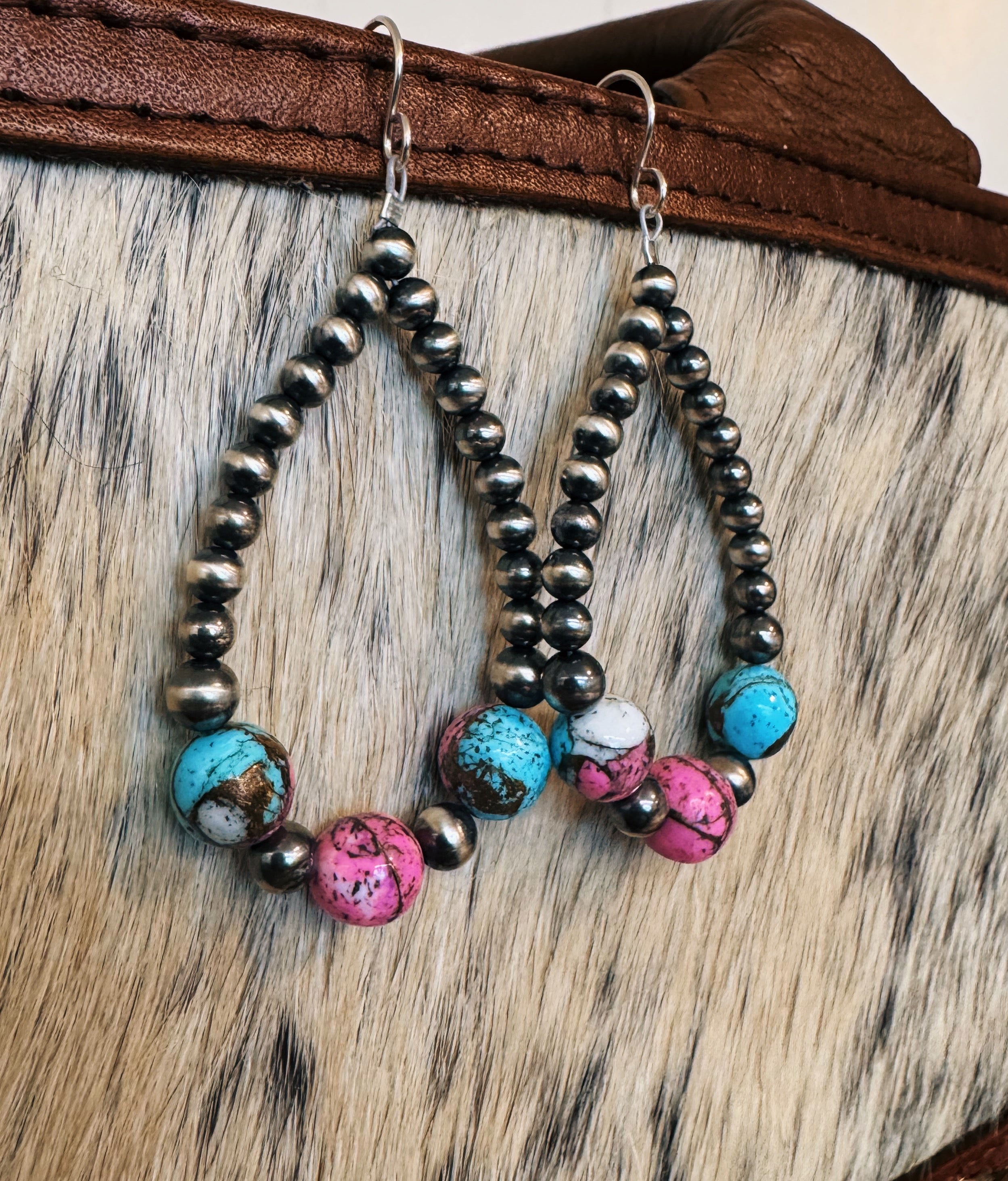 Cotton Candy NP Teardrop Earrings