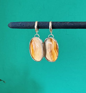 Montana Agate Huggies