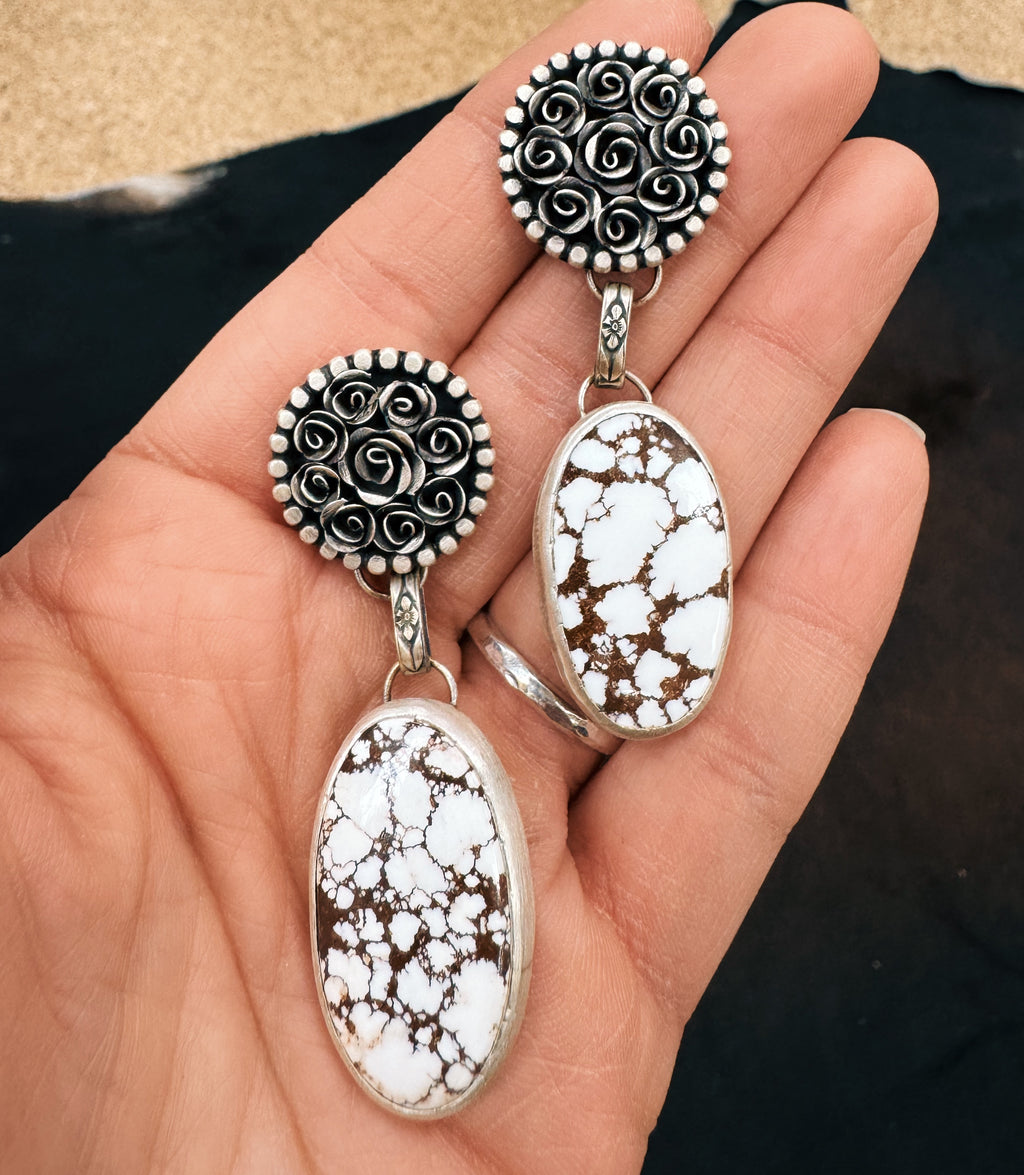 Wild Horse Rose Lariat & Earring Set