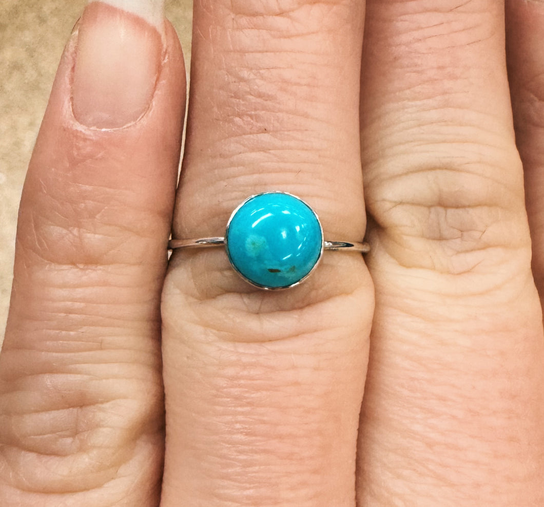 Dainty 8mm Kingman Stacker Ring