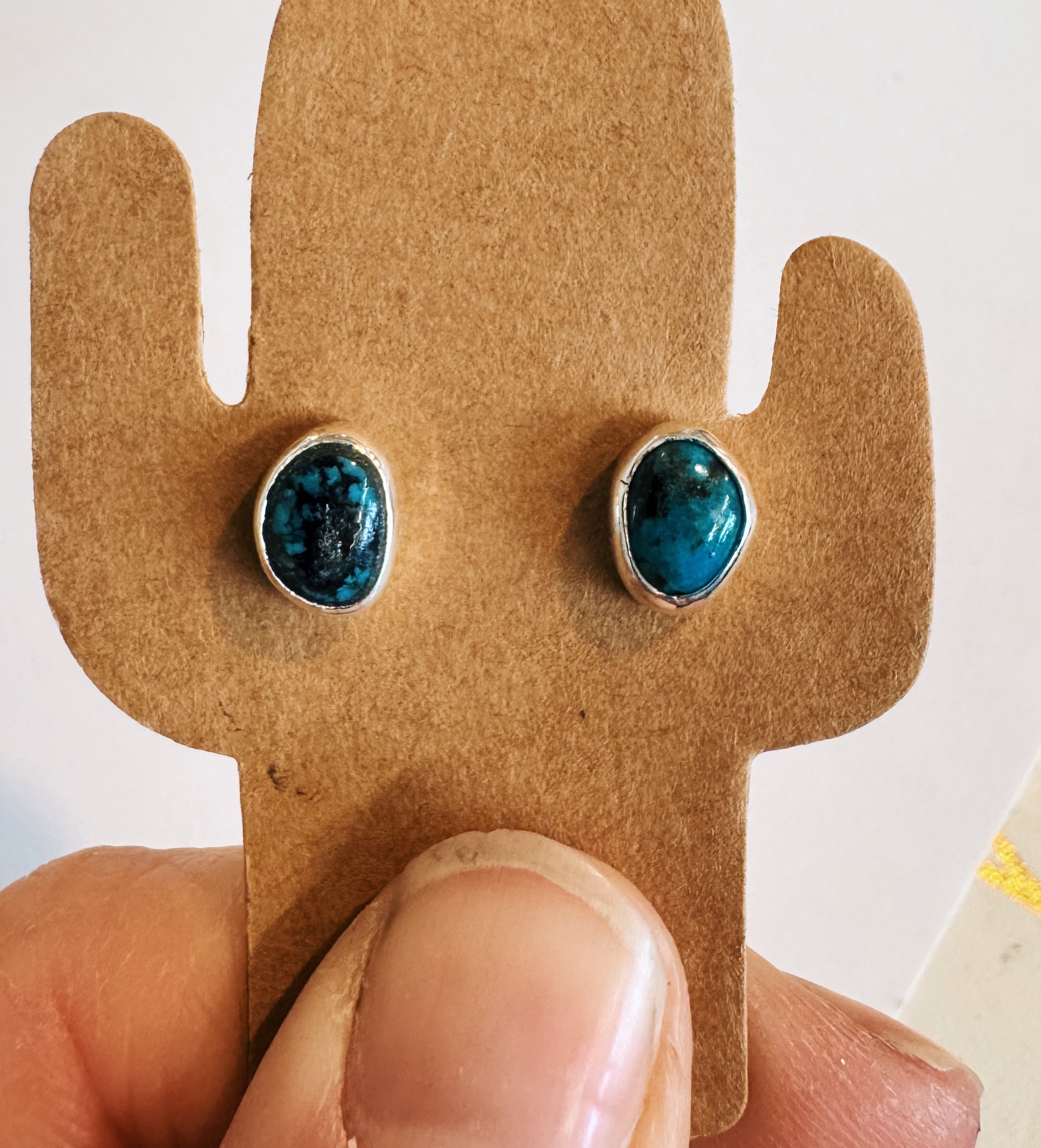 Kingman Turquoise Studs