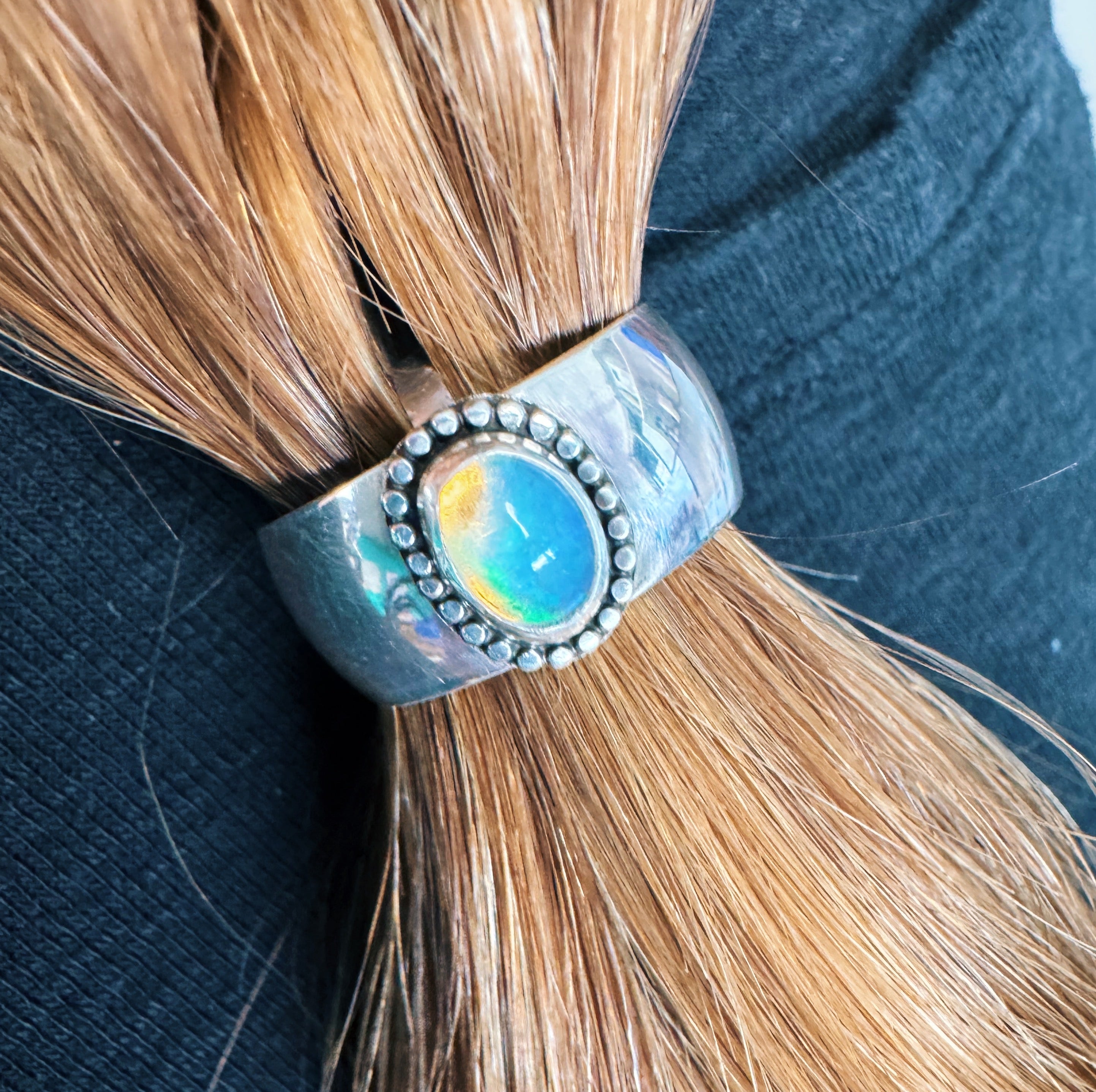 Opal Hair Tie Cover
