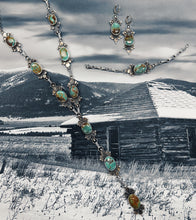 Load image into Gallery viewer, Green Kingman Filigree Set