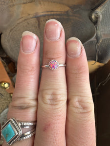 Pink Opalite Ring - Size 6