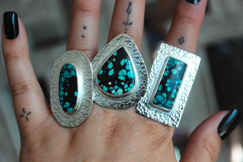 Hubei Rectangle Chunky Ring