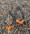 Spiny Oyster NP Teardrop Earrings