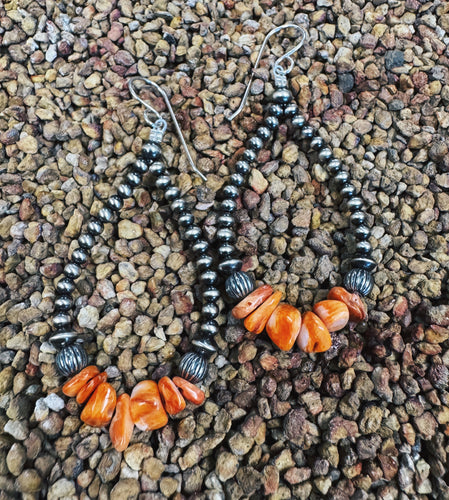 Spiny Oyster NP Teardrop Earrings