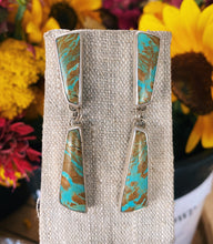 Load image into Gallery viewer, #8 Turquoise Statement Earrings