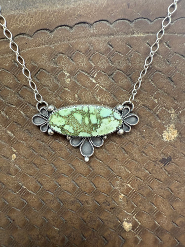 Damele Variscite Filigree Pendant