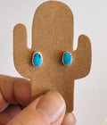 Kingman Turquoise Studs