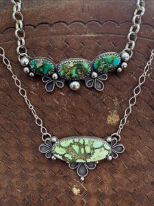 Damele Variscite Filigree Pendant