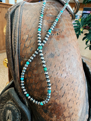 4mm NP and Kingman Necklace