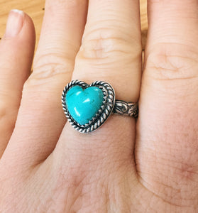 Kingman Heart Ring - Size 9