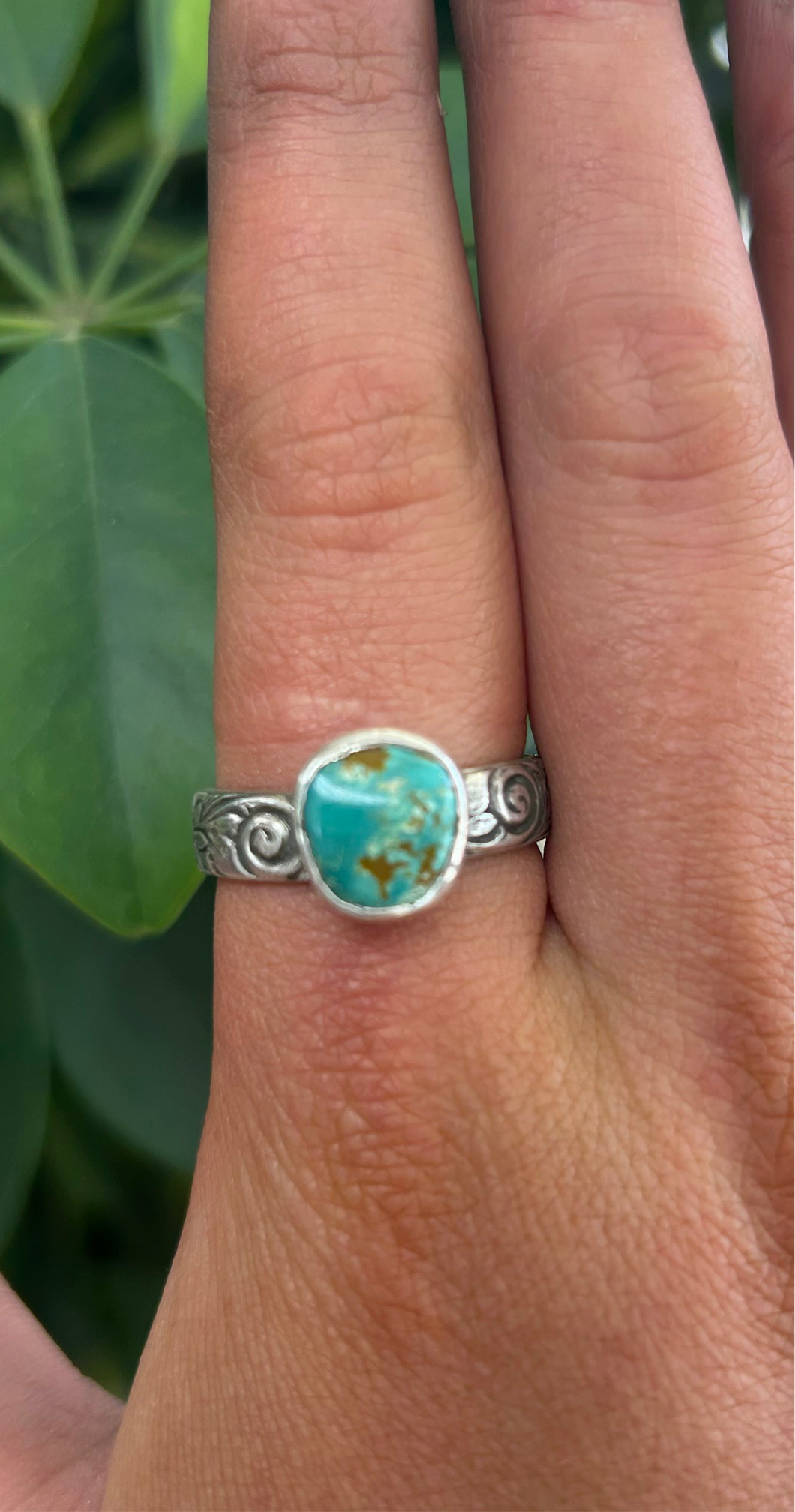 Royston Turquoise Ring Size 9
