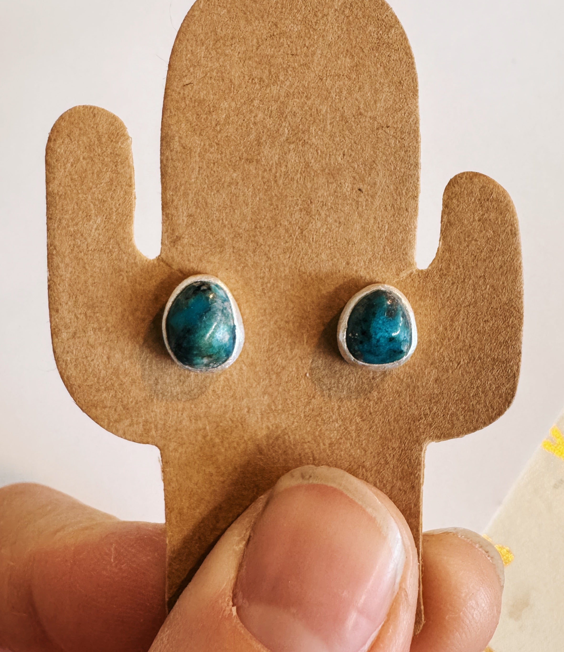 Kingman Turquoise Studs