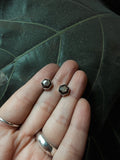 Chocolate Sapphire Studs