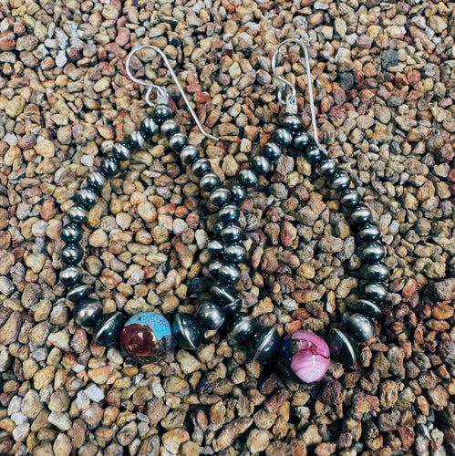 Purple Mojave NP Teardrop Earrings