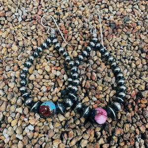 Purple Mojave NP Teardrop Earrings