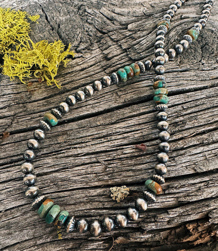 Chunky Green Kingman NP Necklace