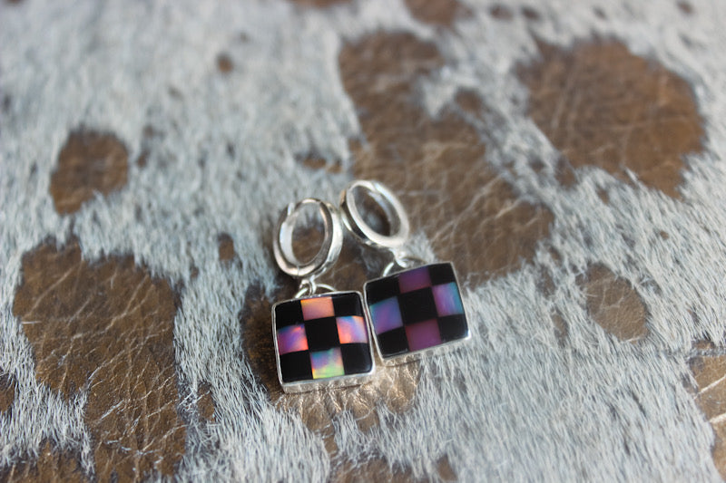 Opalite Checkered Huggies