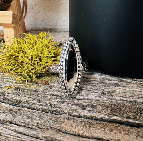 Montana Agate Ring - Size 9
