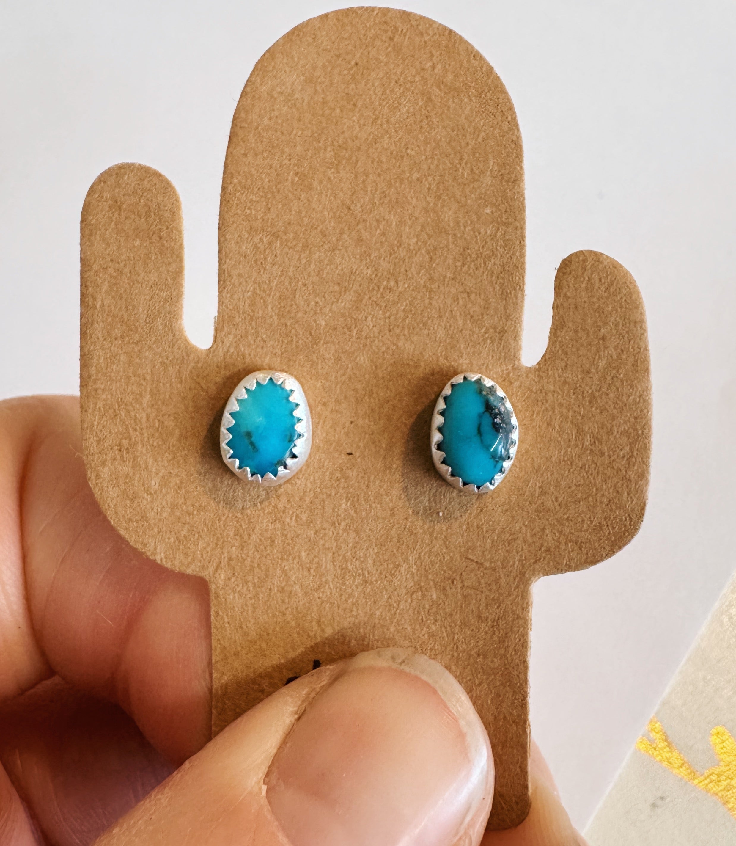 Kingman Turquoise Studs