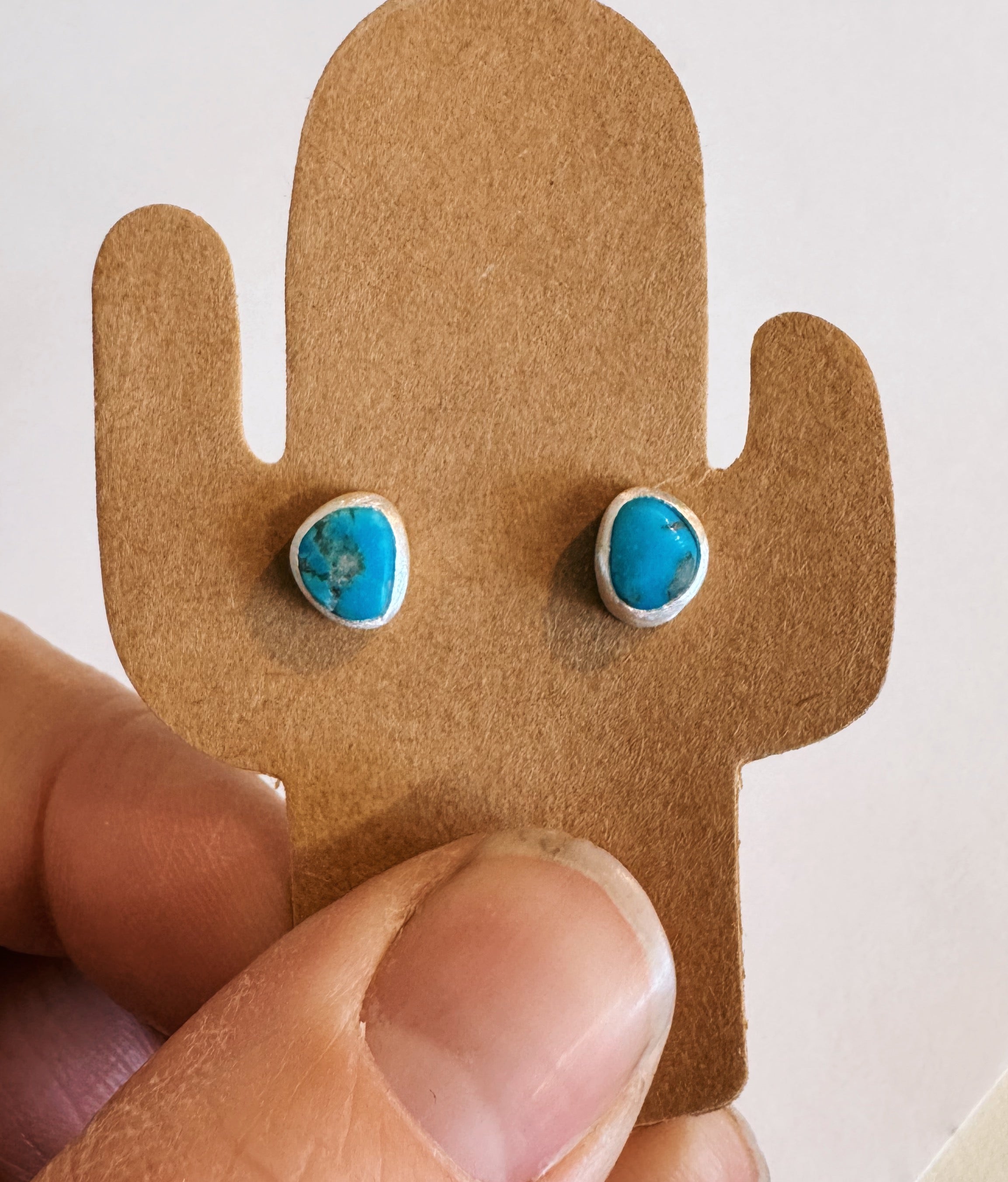 Kingman Turquoise Studs