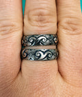 Floral Scroll Stacker