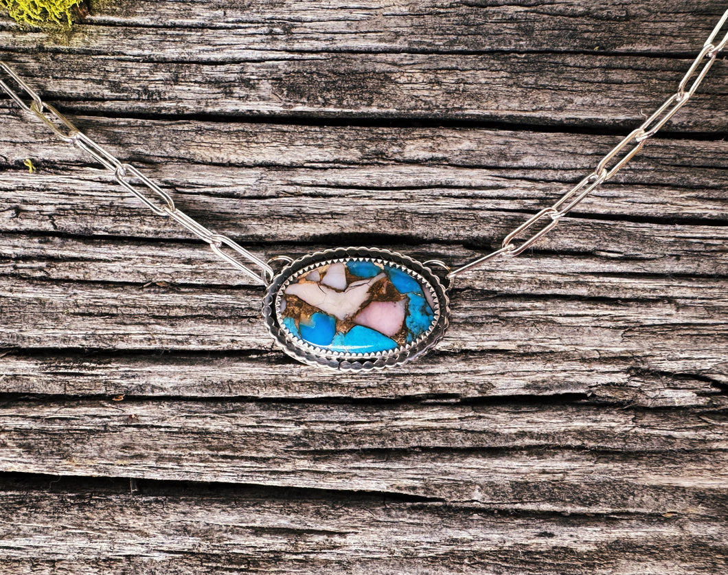 Kingman Mosaic Necklace