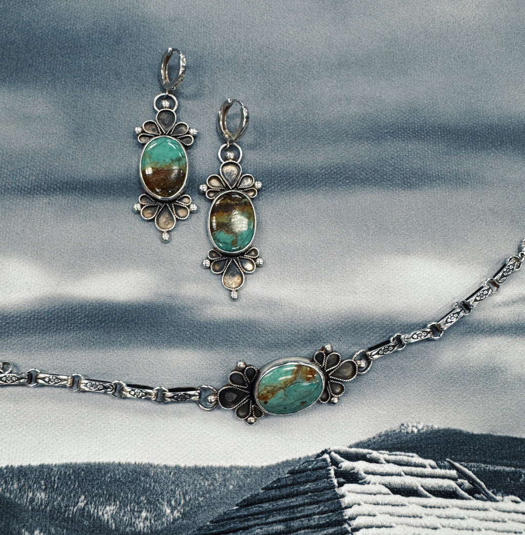 Green Tyrone Filigree Set