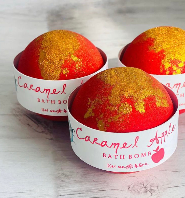 Caramel Apple Bath Bomb