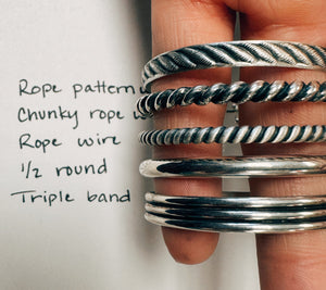 Patterned Hoops
