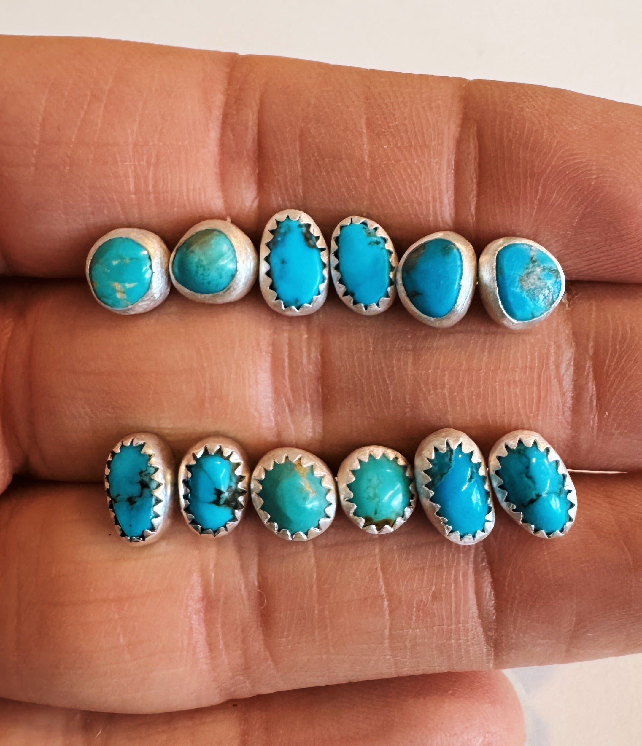 Kingman Turquoise Studs