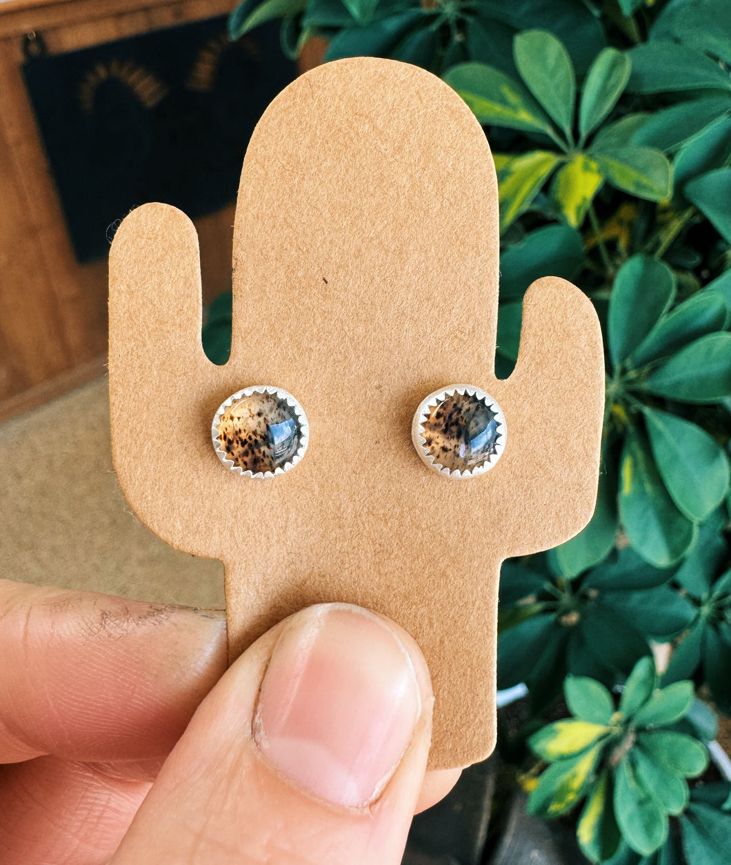 Montana Agate Studs