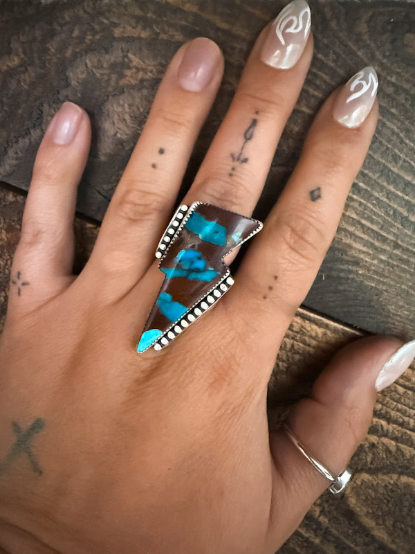 Turquoise Bolt Ring
