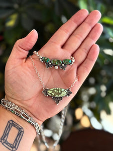 Damele Variscite Filigree Pendant