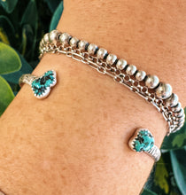 Load image into Gallery viewer, Alacron Nugget Two Stone Cuff